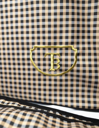 Pack esportón y fundón de lona cuadros