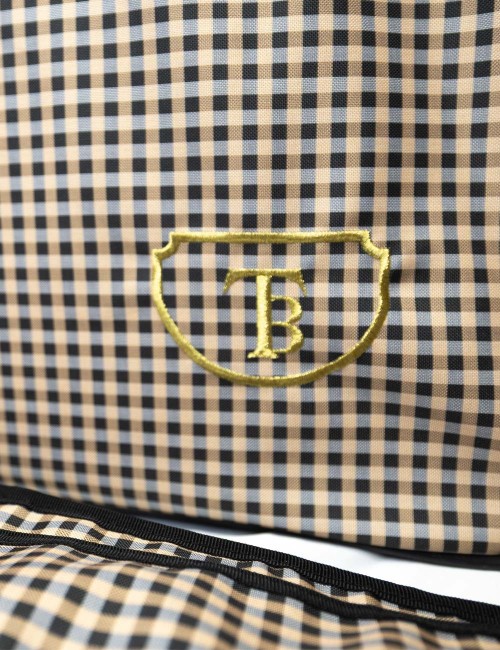 Pack esportón y fundón de lona cuadros