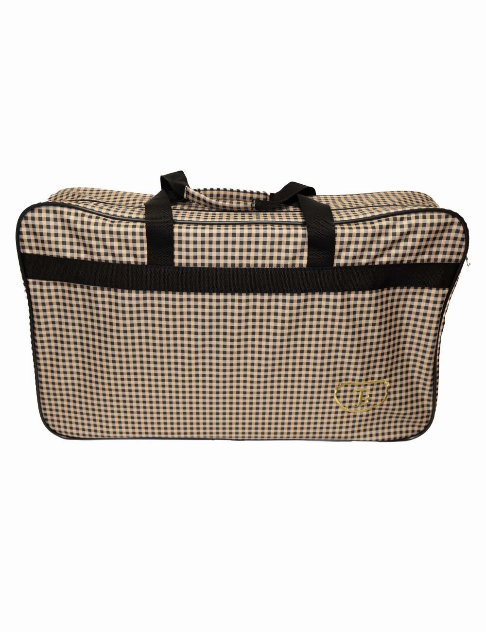 Esportón de lona cuadros